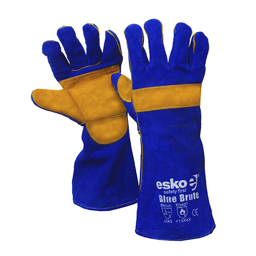 Esko | Blue Brute Premium Welders Gloves | 12 Pairs
