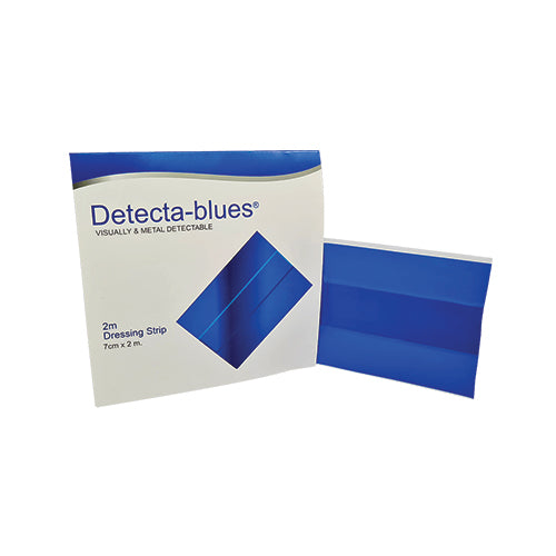 Detecta-Blues | Blue Metal Detectable Dressing Strip 1m | Single Pack