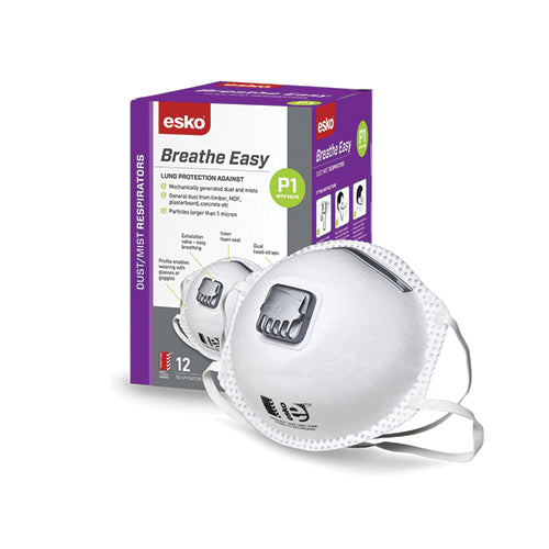 Breathe Easy P1 Valved Mask | Carton of 20 Boxes