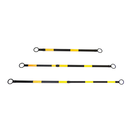 Cone Bar H/D PVC Retractable Barrier 1.3m - 2.2m