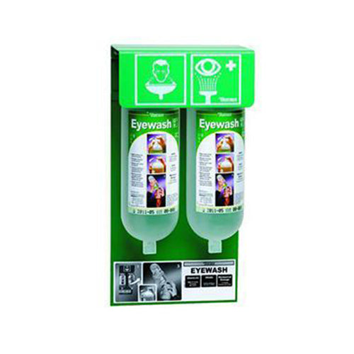 Tobin Eye Wash Wall Station + Eyewash Bottles | Pack of 2