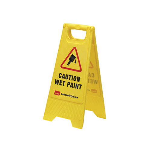 Caution Wet Paint Floor Sign