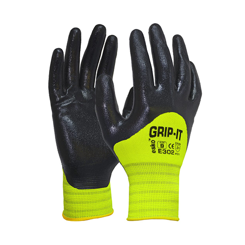Grip It 3/4 Coat Hi Vis Nitrile Gloves | 120 Pairs