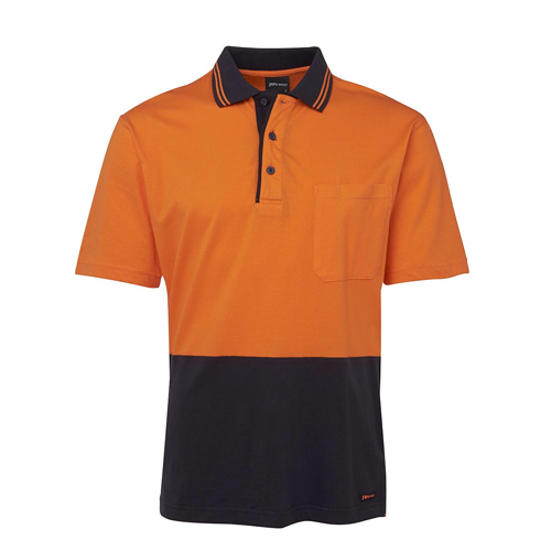 Hi Vis Short Sleeve Cotton Polo | 6CPHV