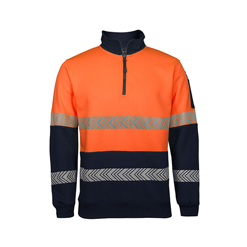 Hi Vis 1/2 Zip Seg Tape Fleece | 6HZS