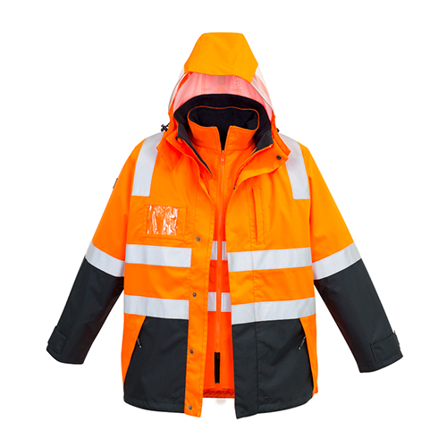 Syzmik Workwear | Hi Vis 4 in 1 Waterproof Jacket | ZJ532