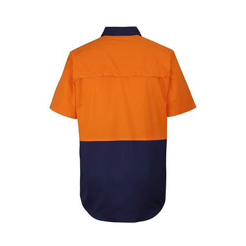 Hi Vis Close Front Short Sleeve 150g Shirt | 6HVCW