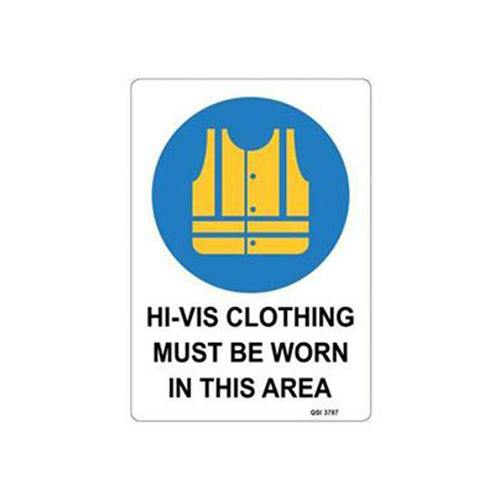 Hi Vis Clothing Must Be Worn Sign | 240mmx 340mm