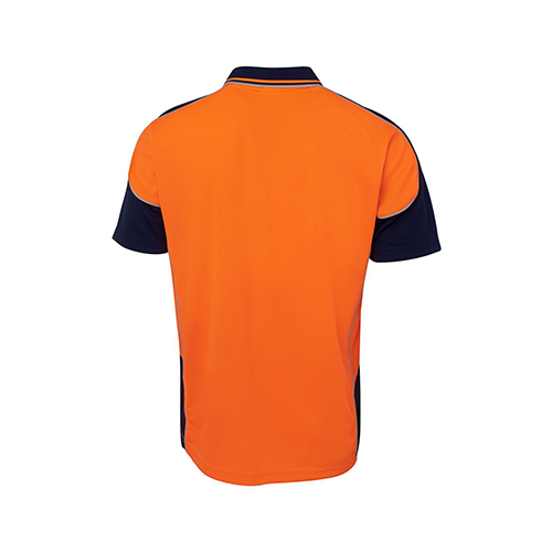 Hi Vis Contrast Piping Polo | 6HCP4