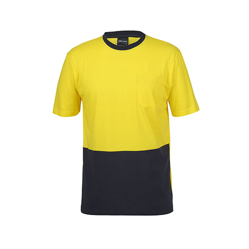 Hi Vis Crew Neck Cotton T-Shirt | 6HVTC