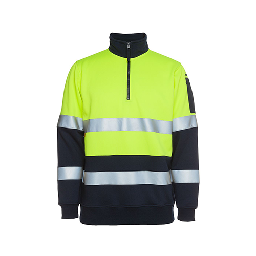 Hi Vis Day & Night 1/2 Zip Fleecy Sweat | 6HZFS