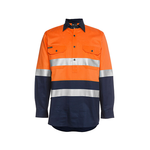 Hi Vis Day & Night Close Front 190g Shirt | 6HWCF