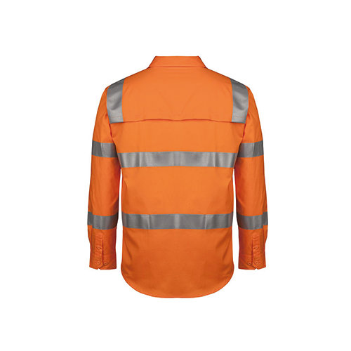 Hi Vis Day & Night Long Sleeve 150g Vic Rail Shirt | 6DNWR