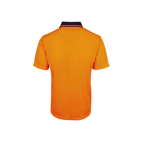 Hi Vis Jacquard Non Cuff Polo | 6HJNC