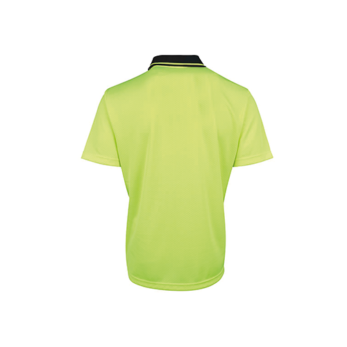 Hi Vis Jacquard Non Cuff Polo | 6HJNC