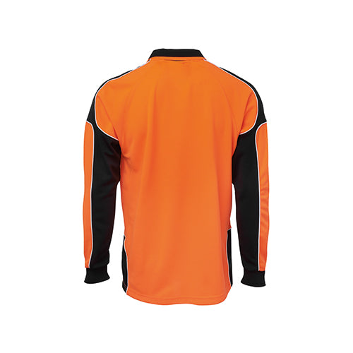 Hi Vis Long Sleeve Arm Panel Polo | 6AP4L