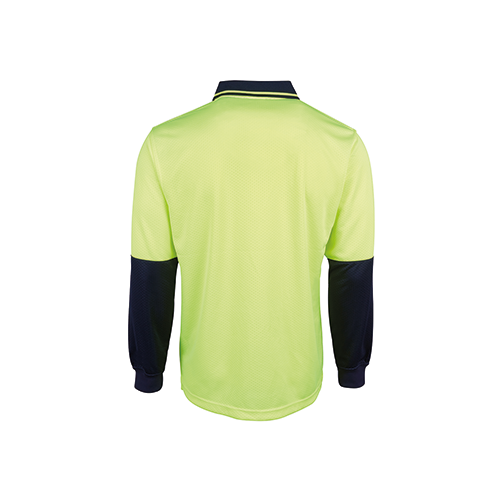Hi Vis L/S Jacquard Polo | 6HJNL