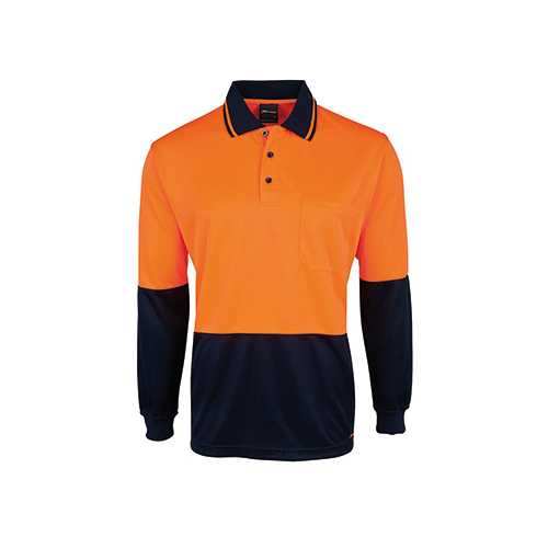 Hi Vis L/S Jacquard Polo | 6HJNL