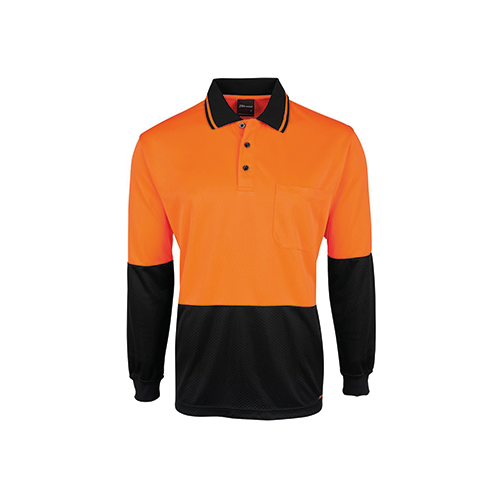 Hi Vis L/S Jacquard Polo | 6HJNL