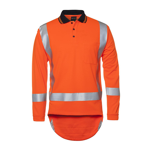Hi Vis Day & Night Long Sleeve Non Cuff TTMC-W17 Traditional Polo | 6DTLP