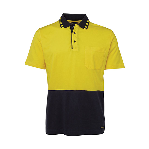 Hi Vis Short Sleeve Cotton Polo | 6CPHV