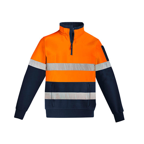 Mens Hi Vis 1/4 Zip Pullover (Hoop Taped) | ZT567