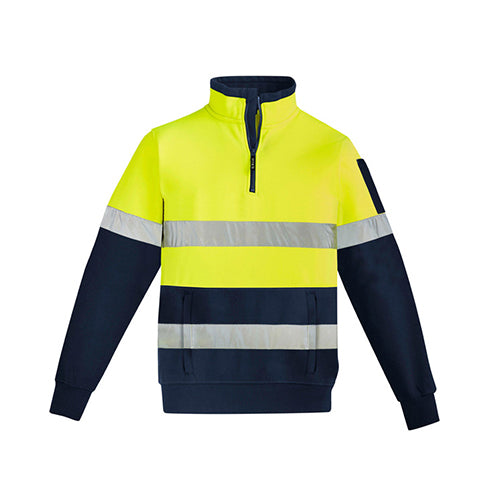 Mens Hi Vis 1/4 Zip Pullover (Hoop Taped) | ZT567