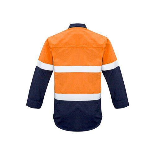 Mens FR Closed Front Hooped Taped Spliced Shirt | ZW133