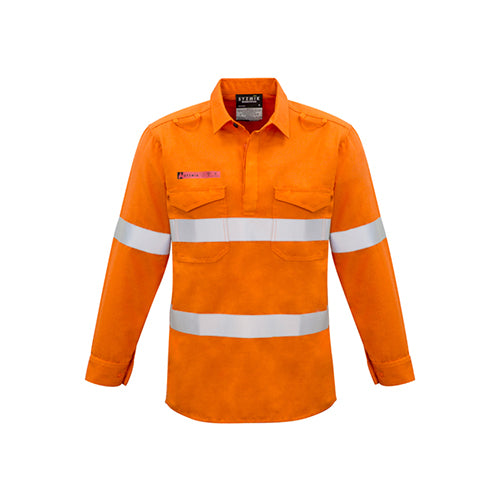 Syzmik Workwear | Mens Closed Front Hoop Taped Shirt | ZW134