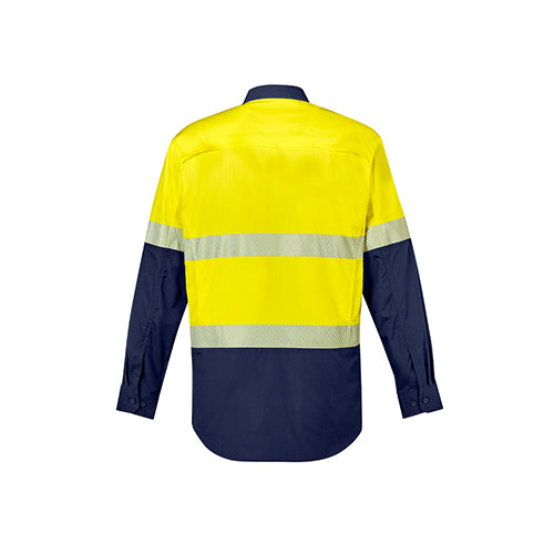 Mens Rugged Cooling Hi Vis Segmented Tape L/S Shirt | ZW229