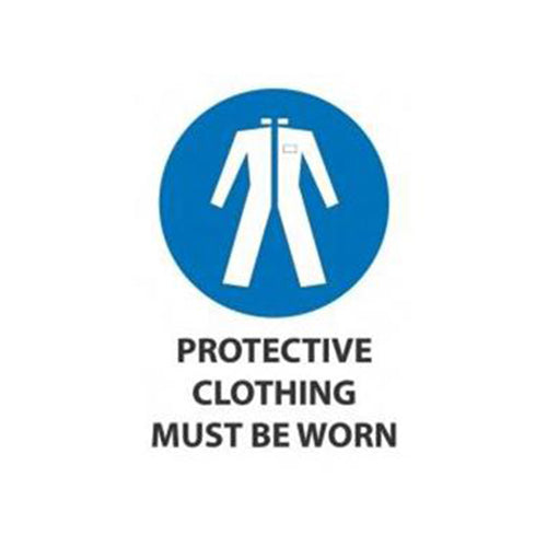 Protective Clothing Must Be Worn Sign | 240mm x 340mm