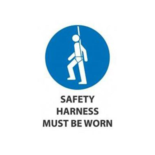 Safety Harness Must Be Worn Sign | 240mm x 340mm