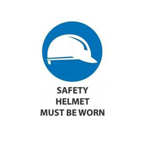 Safety Helmet Must Be Worn Sign | 240mm x 340mm