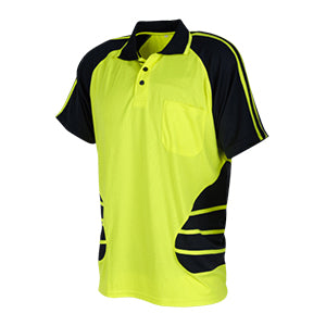 HI-VIZ MICROFIBRE POLO ORANGE | 1666