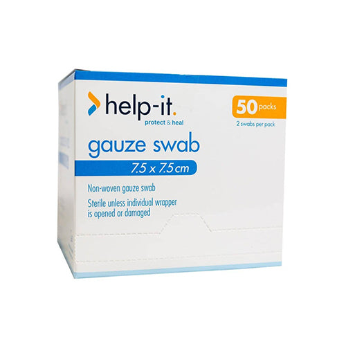Swab Gauze Sterile | 7.5cm x 7.5cm Each | MG001