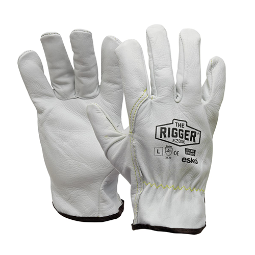 Esko | The Rigger Premium Cowhide Kevlar Stitched Glove | 12 Pairs