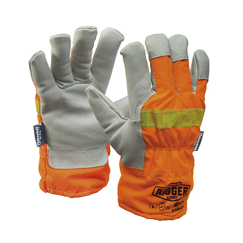 The Rigger Premium Cowhide Reflective Glove | 12 Pairs