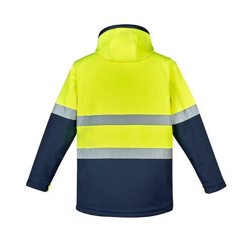 Syzmik Workwear | Unisex Hi Vis Antarctic Softshell Taped Jacket |  ZJ553