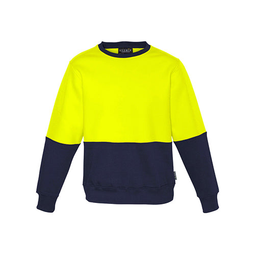 Syzmik Workwear | Unisex Hi Vis Crew Sweatshirt | ZT475