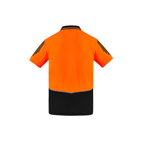 Mens Hi Vis Flux Short Sleeve Polo | ZH315