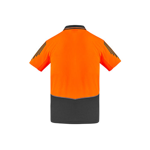 Mens Hi Vis Flux Short Sleeve Polo | ZH315