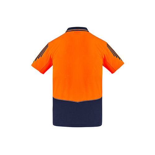 Mens Hi Vis Flux Short Sleeve Polo | ZH315