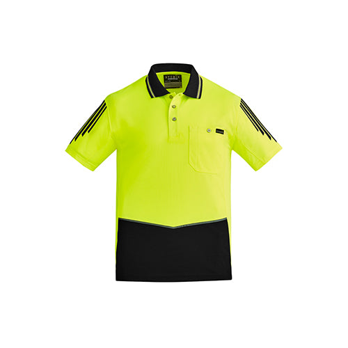 Mens Hi Vis Flux Short Sleeve Polo | ZH315