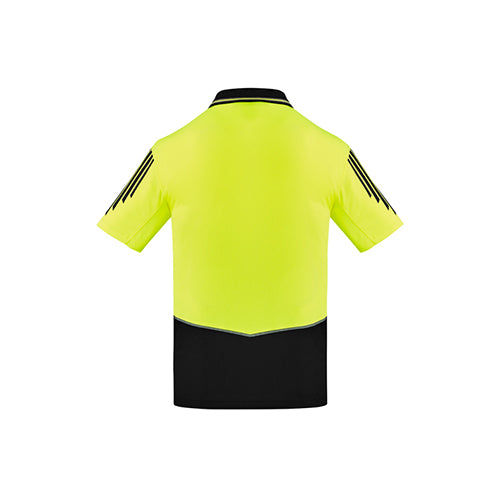 Mens Hi Vis Flux Short Sleeve Polo | ZH315