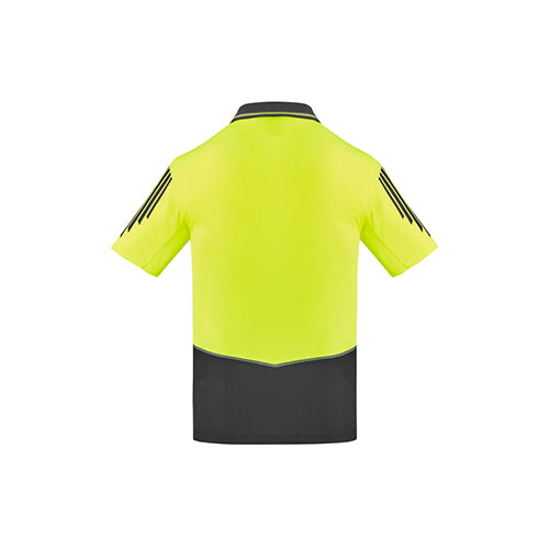 Mens Hi Vis Flux Short Sleeve Polo | ZH315