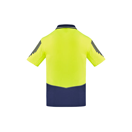 Mens Hi Vis Flux Short Sleeve Polo | ZH315
