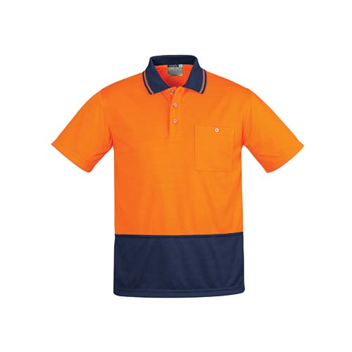 Syzmik Workwear | Mens Comfort Back Short Sleeve Polo | ZH415