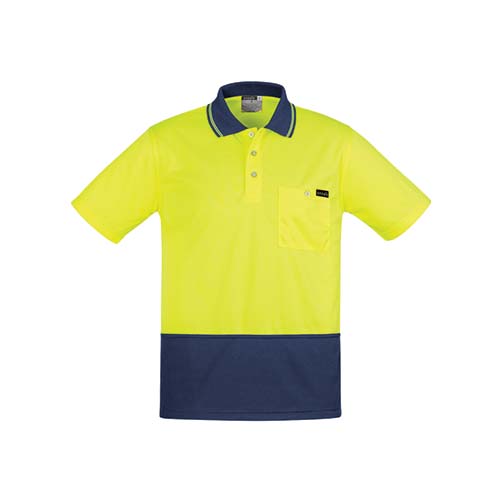 Mens Comfort Back Short Sleeve Polo | ZH415