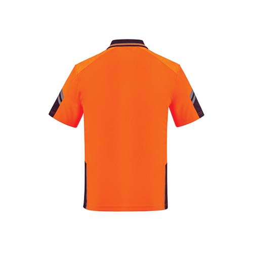 Mens Reinforced Hi Vis Squad Short Sleeve Polo | ZH465