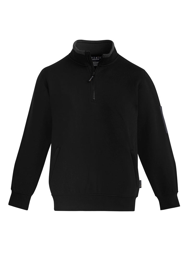 1/4 Zip Brushed Fleece ZT366